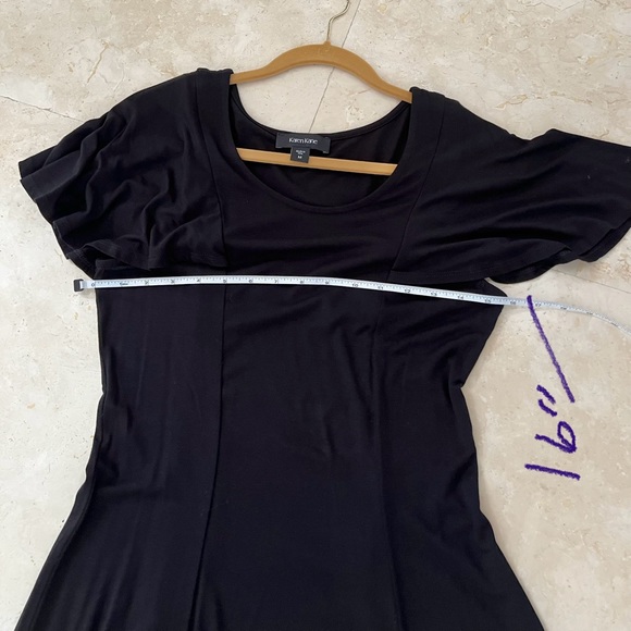 Karen Kane Black Midi Dress Day to Evening Travel - Picture 5 of 7